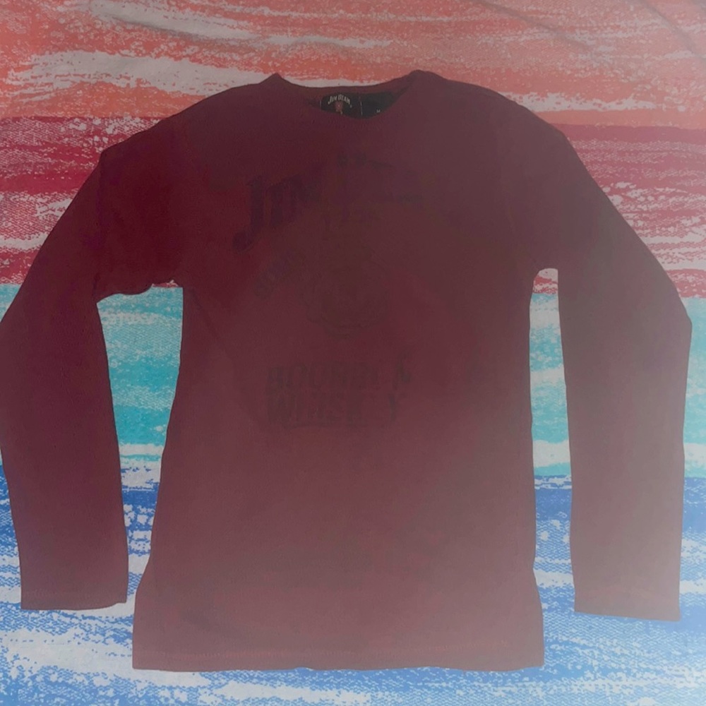 Jim Bean thermal long sleeve t-shirt no rips or stains size S